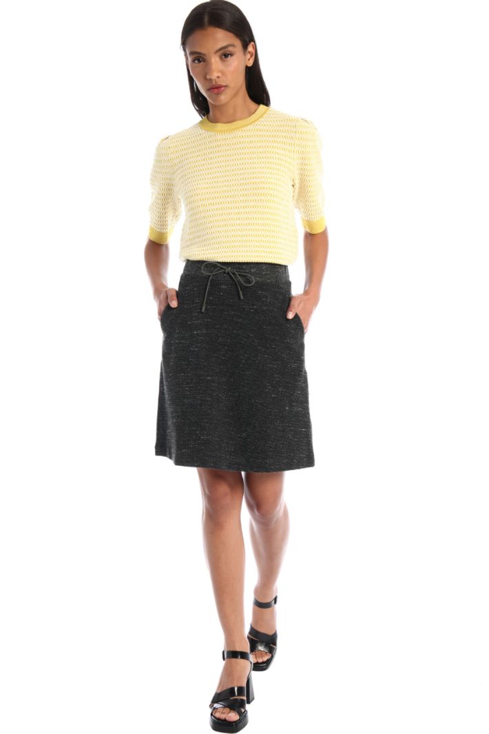 Gonna corta effetto tweed Fashion Market