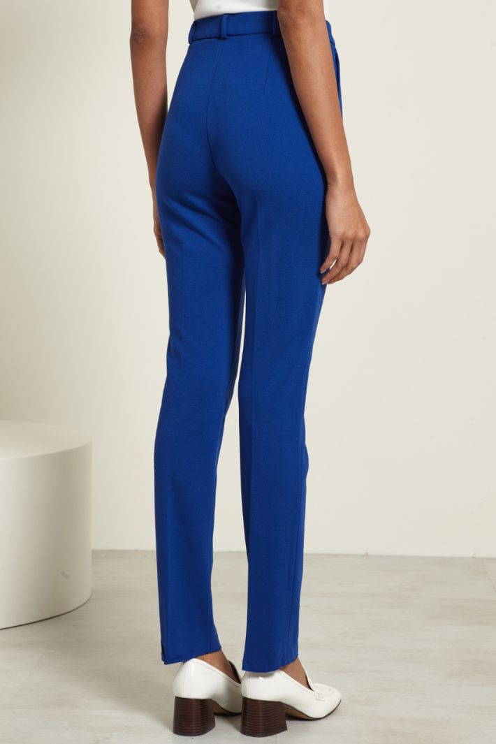 Pantaloni a sigaretta in jersey Fashion Market - 4