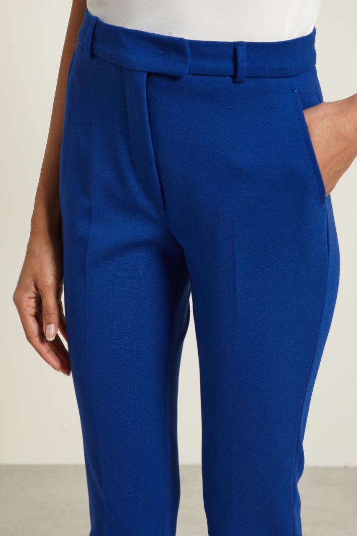 Pantaloni a sigaretta in jersey Fashion Market - 3