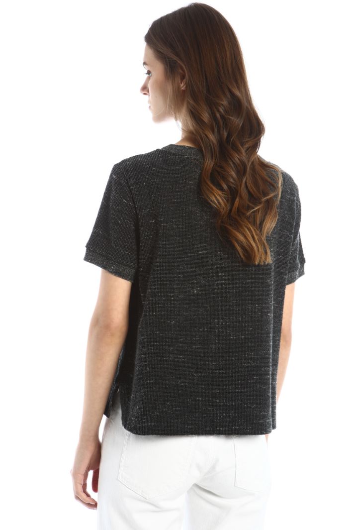 T-shirt effetto tweed Fashion Market - 4