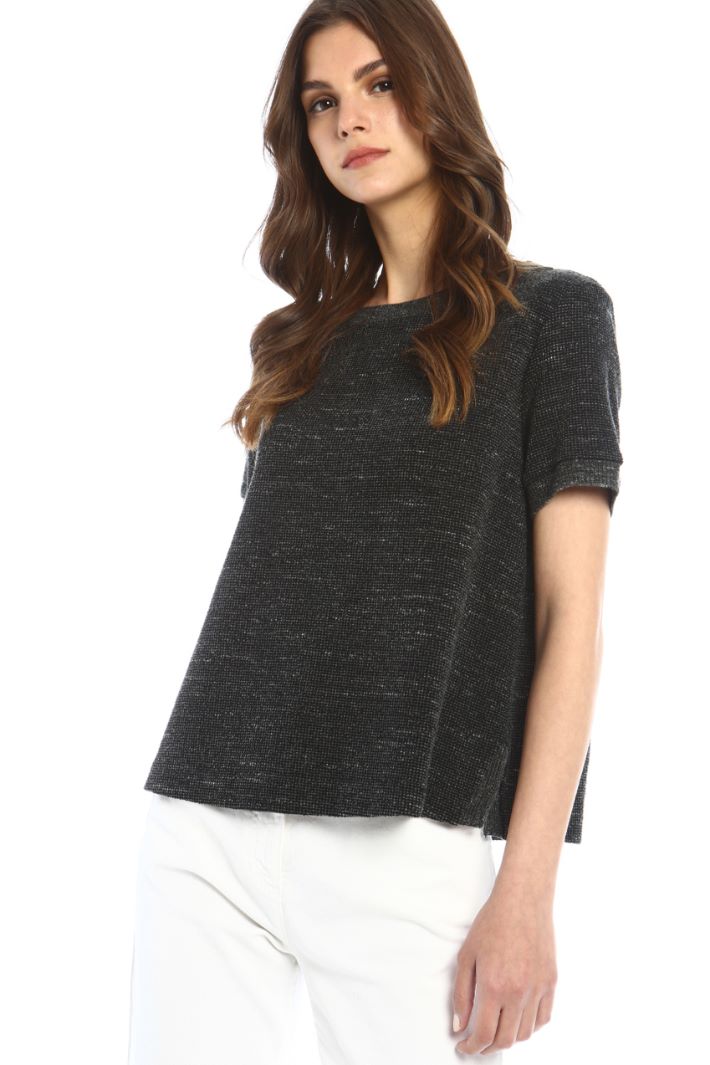 T-shirt effetto tweed Fashion Market - 2