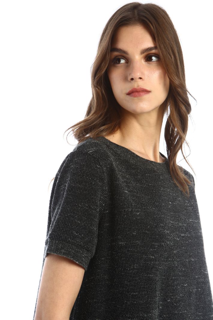 T-shirt effetto tweed Fashion Market - 3