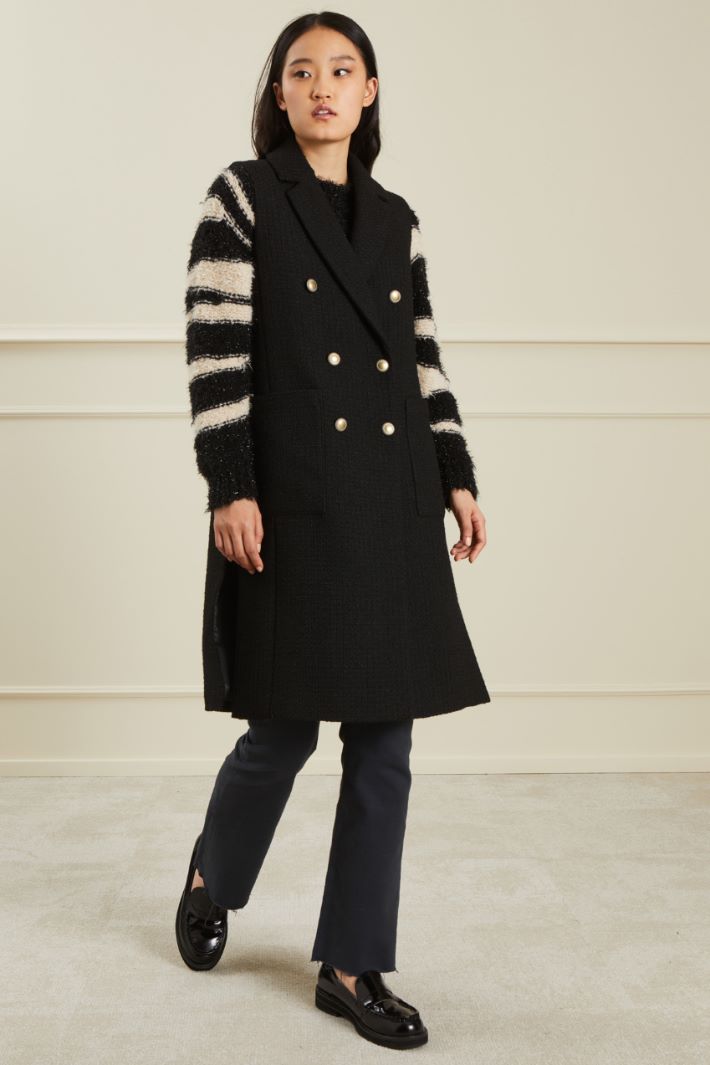 Giaccone a due pezzi - NERO - Fashion Market - 2