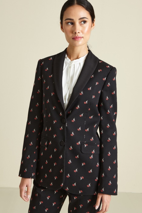 Blazer in jersey jacquard Fashion Market