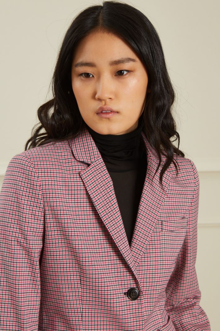 Blazer monopetto tinto filo Fashion Market - 3