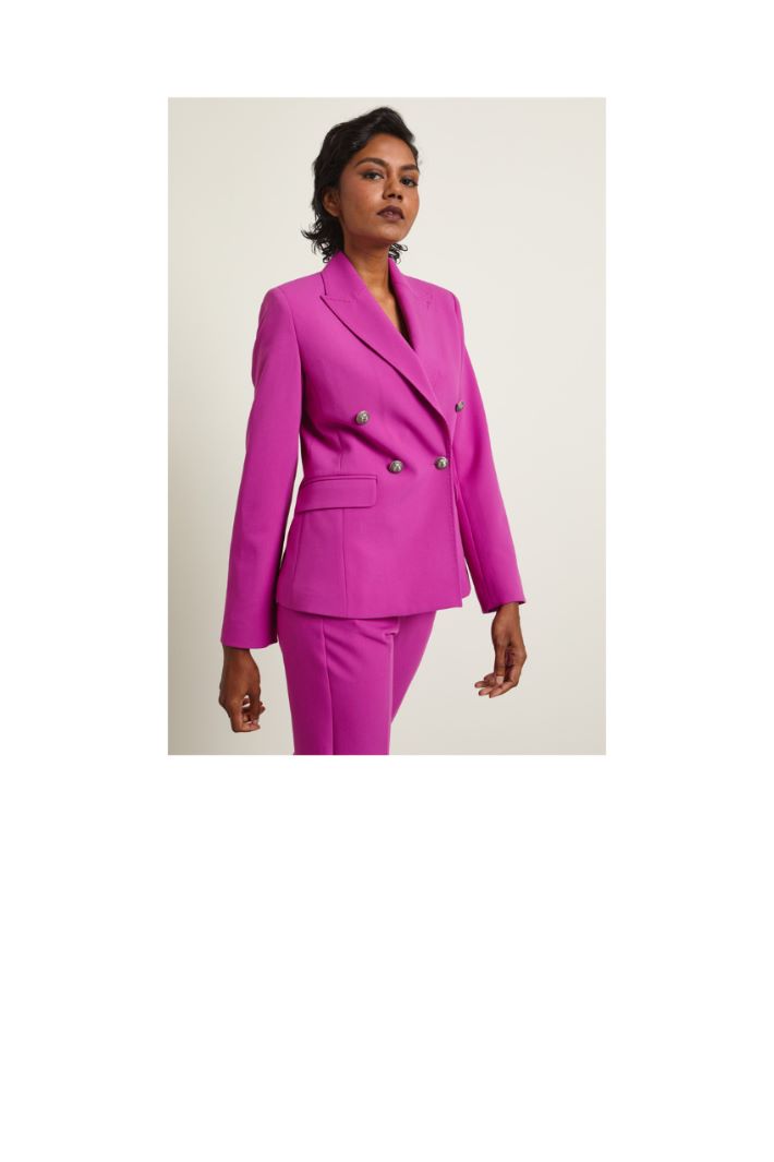 Blazer a doppiopetto - CICLAMINO - Fashion Market - 3