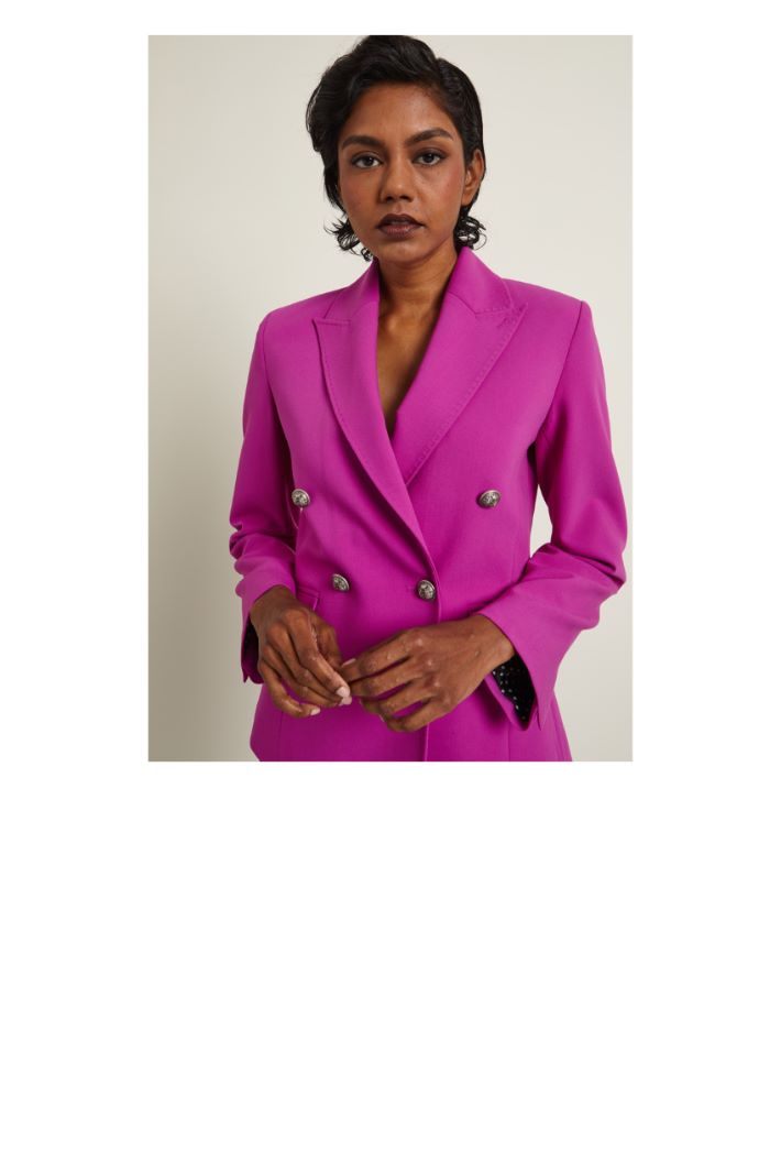 Blazer a doppiopetto - CICLAMINO - Fashion Market - 2