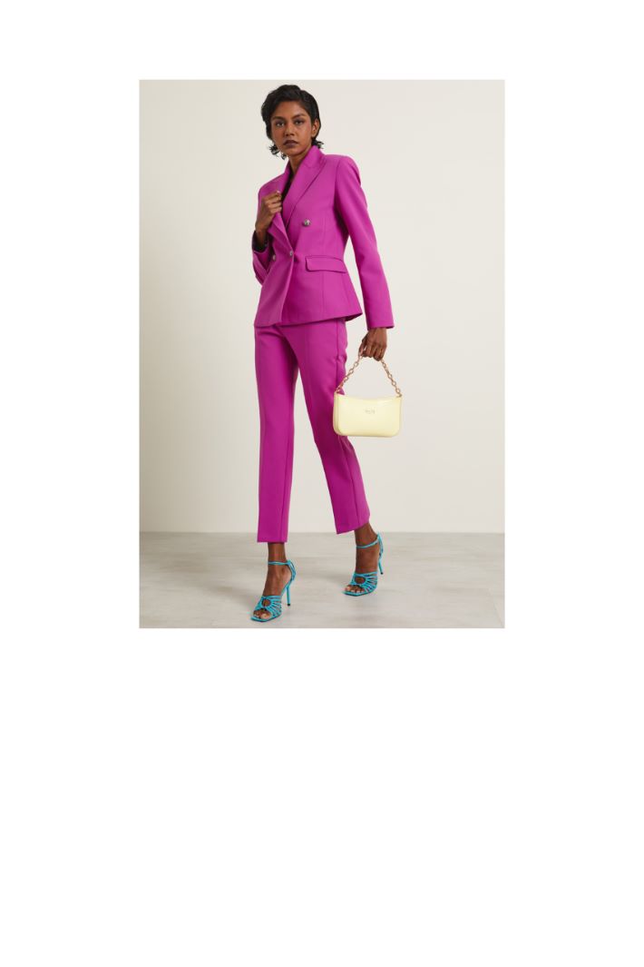 Blazer a doppiopetto - CICLAMINO - Fashion Market