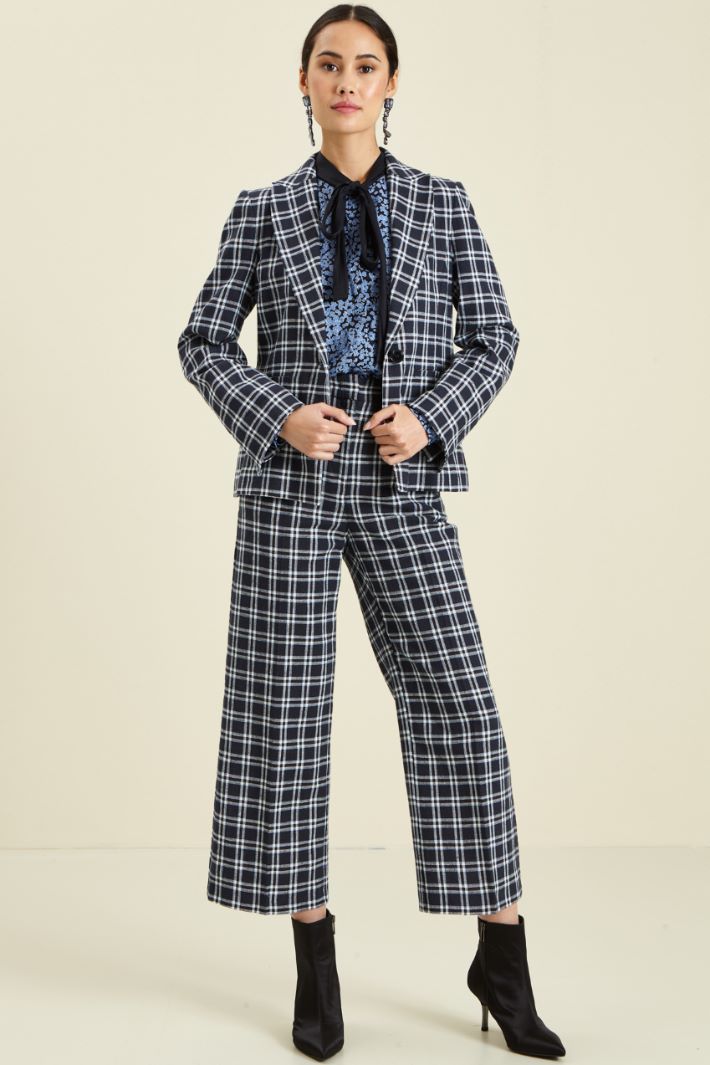 Blazer monopetto in lino Fashion Market