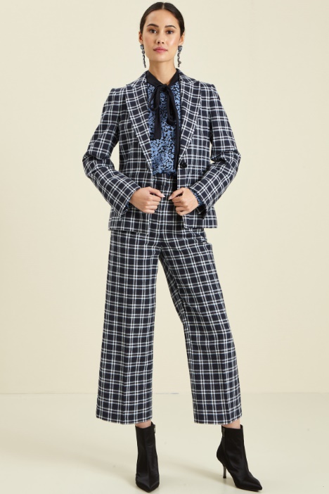 Blazer monopetto in lino Fashion Market