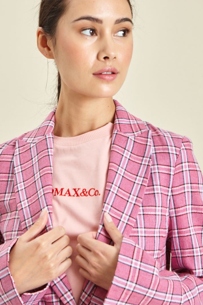 Blazer monopetto in lino Fashion Market - 3