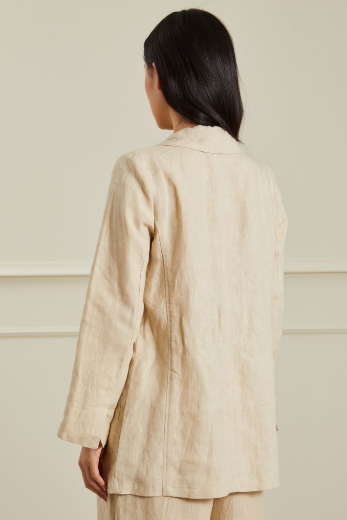 Blazer in puro lino Fashion Market - 4