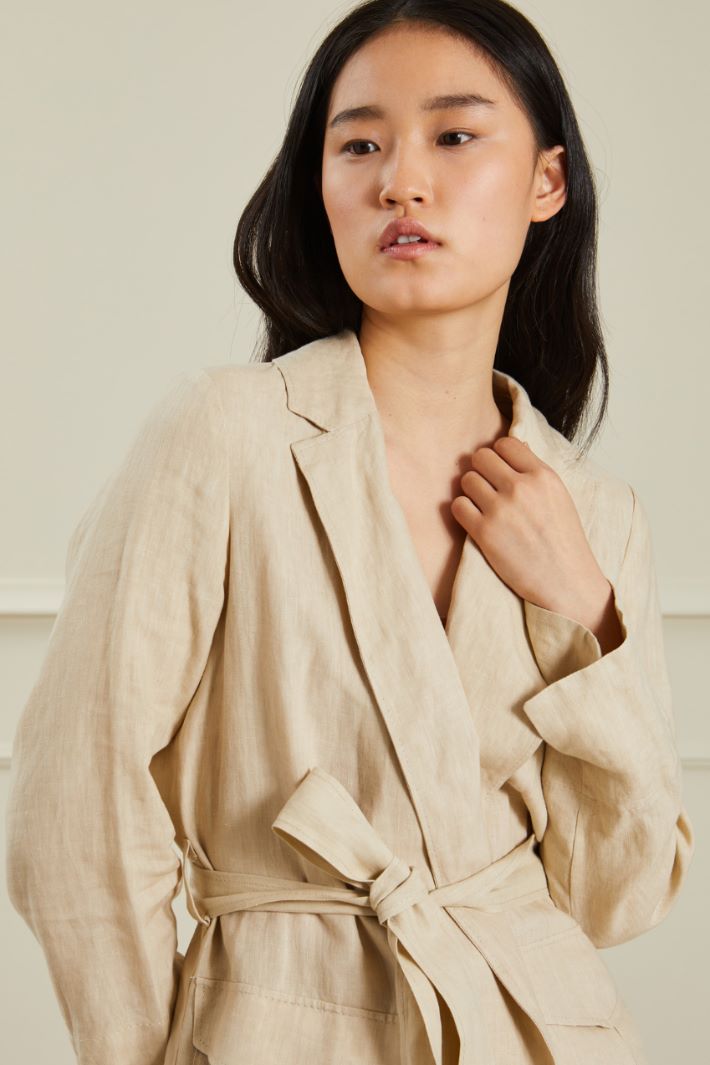 Blazer in puro lino Fashion Market - 3