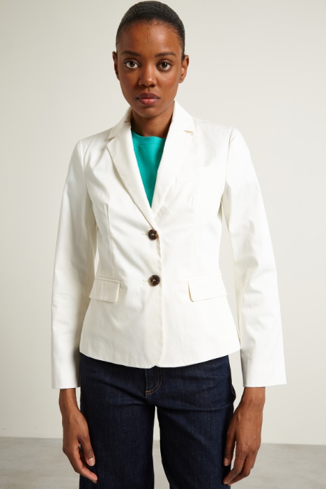 Blazer in raso di cotone Fashion Market