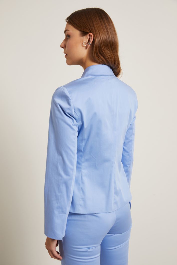 Blazer in raso di cotone Fashion Market - 4