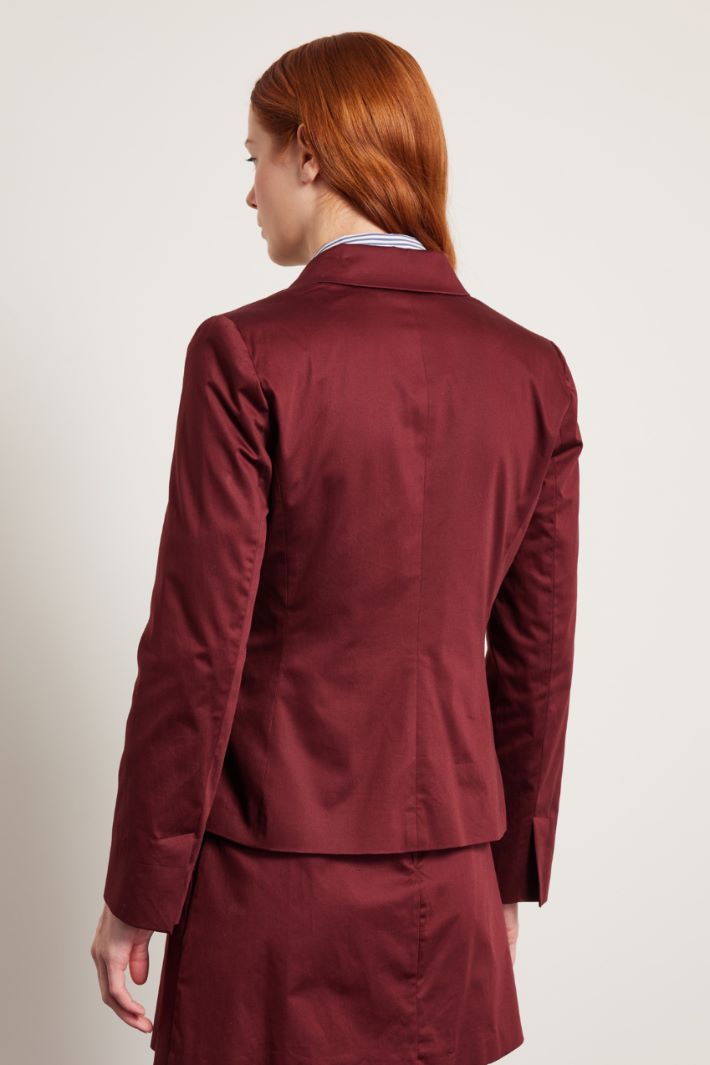 Blazer in raso di cotone Fashion Market - 4