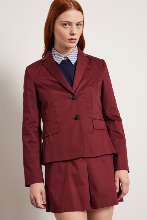 Blazer in raso di cotone Fashion Market