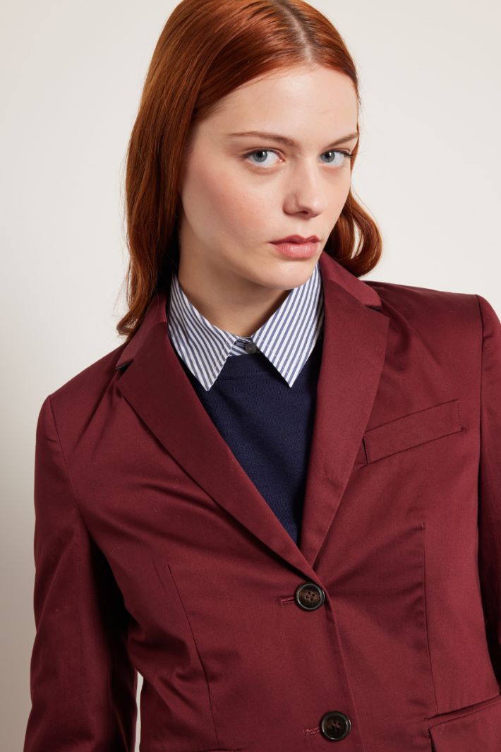 Blazer in raso di cotone Fashion Market - 3