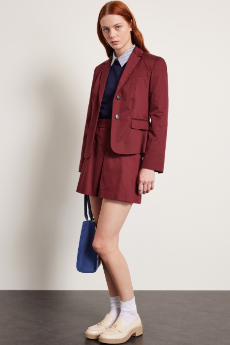 Blazer in raso di cotone Fashion Market