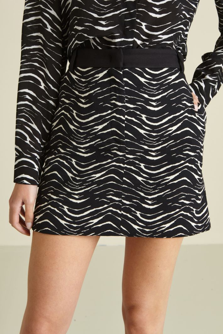 Minigonna in jersey jacquard Fashion Market - 2