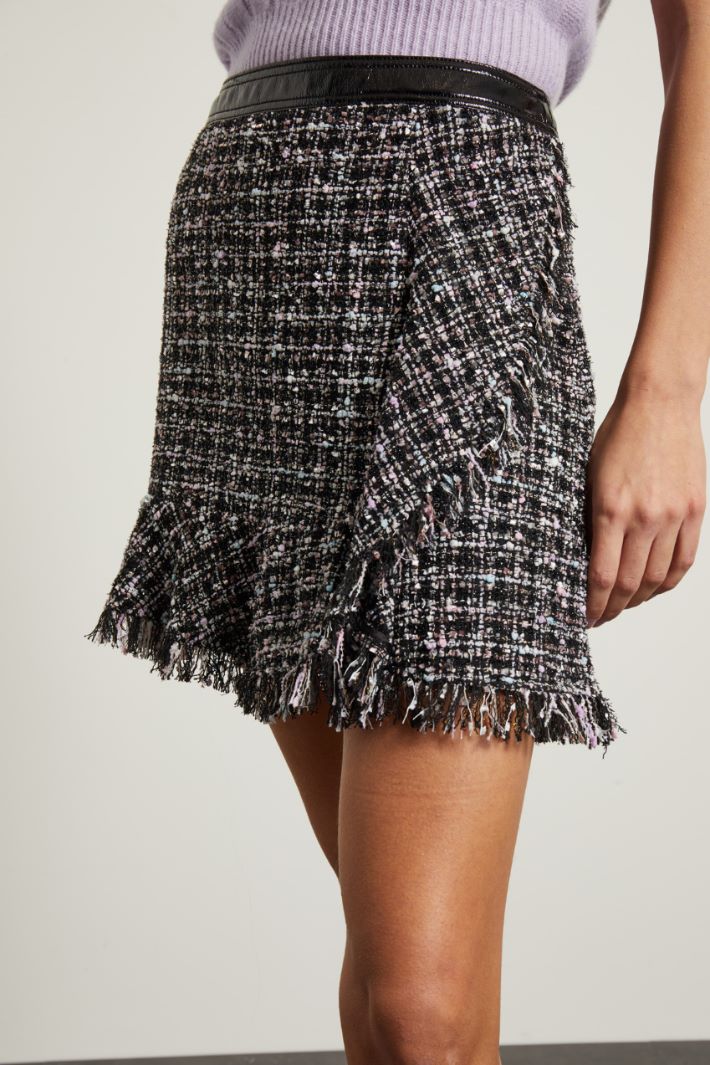 Gonna corta con balza Fashion Market - 3
