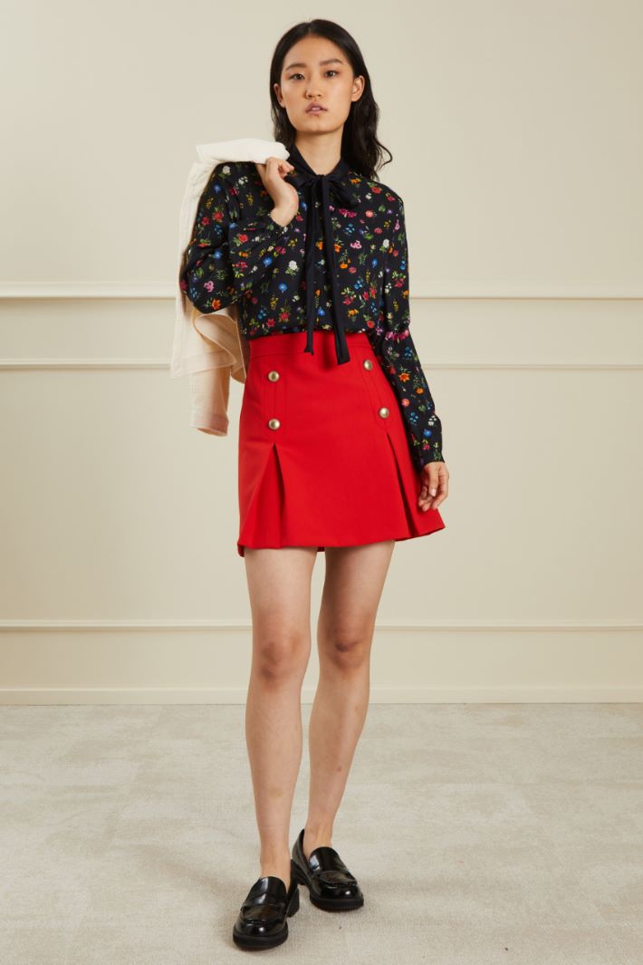 Camicia in twill di viscosa Fashion Market