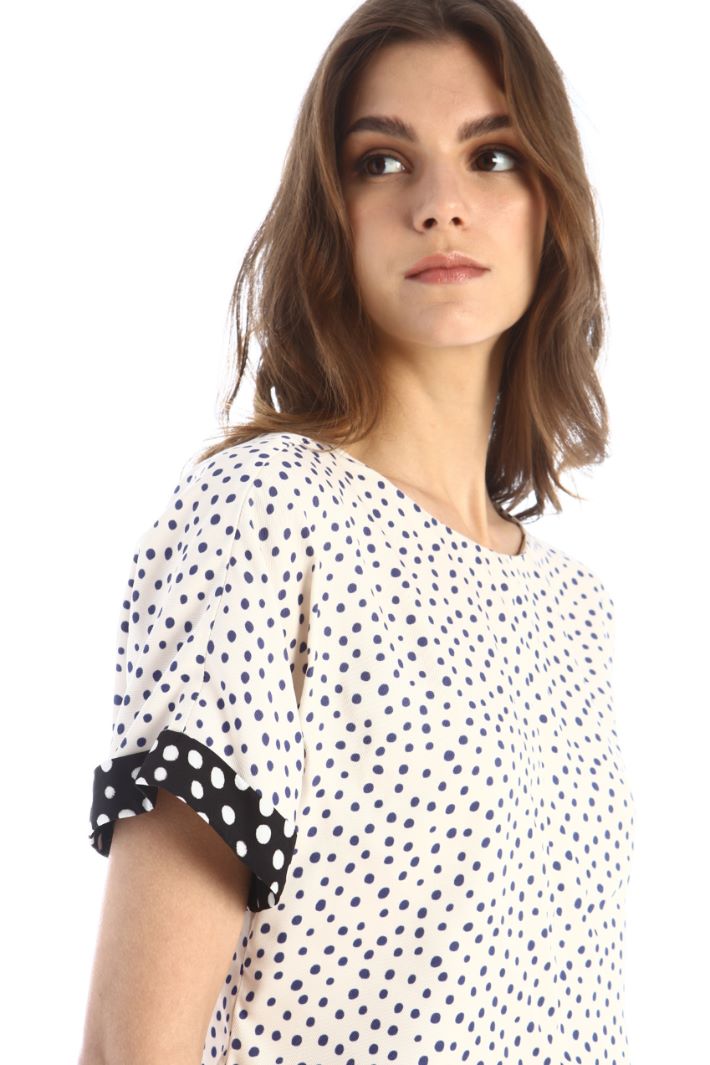 Blusa in twill di viscosa Fashion Market - 3
