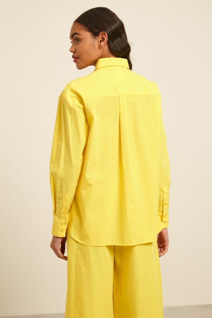 Camicia con spacchetti - GIALLO - Fashion Market - 4
