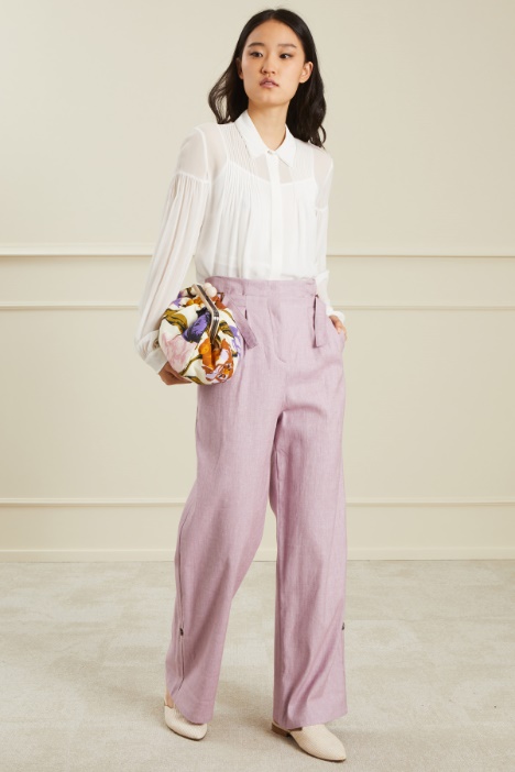 Camicia in georgette di viscosa Fashion Market