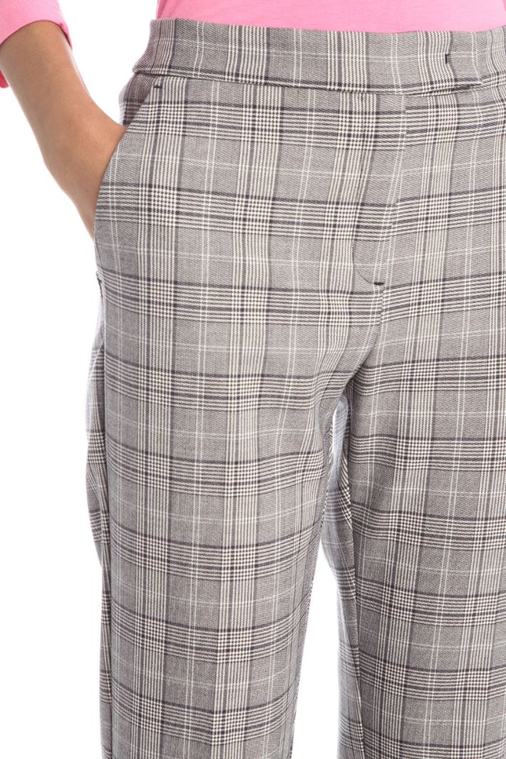 Pantaloni a sigaretta - ANTRACITE BIANCO - Fashion Market - 3