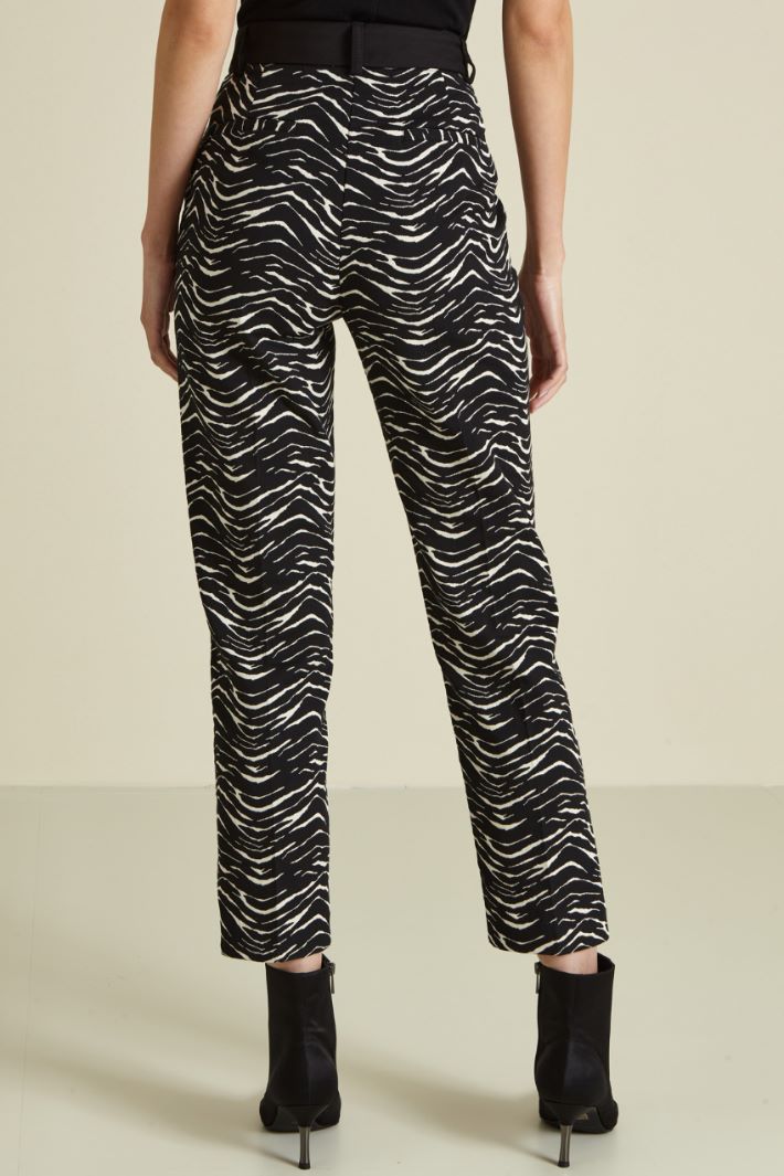 Pantaloni in jersey jacquard Fashion Market - 4