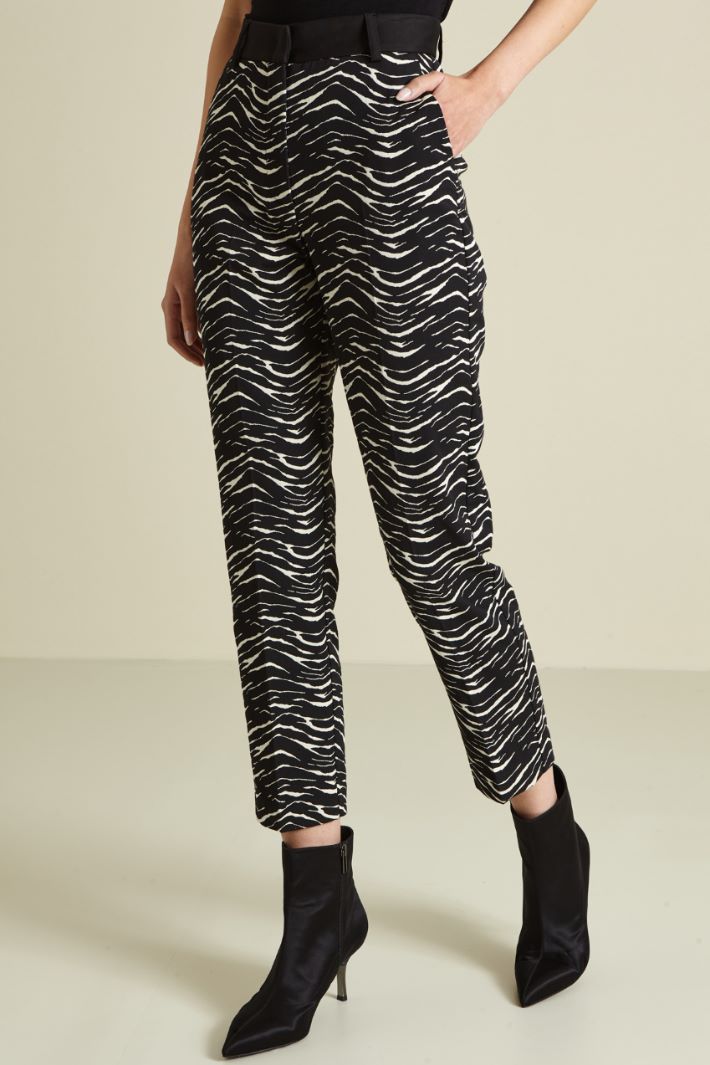 Pantaloni in jersey jacquard Fashion Market - 2