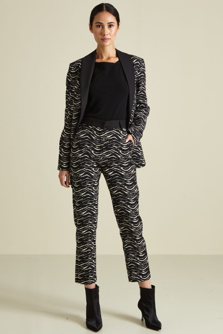 Pantaloni in jersey jacquard Fashion Market