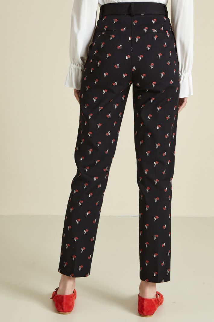 Pantaloni in jersey jacquard Fashion Market - 4