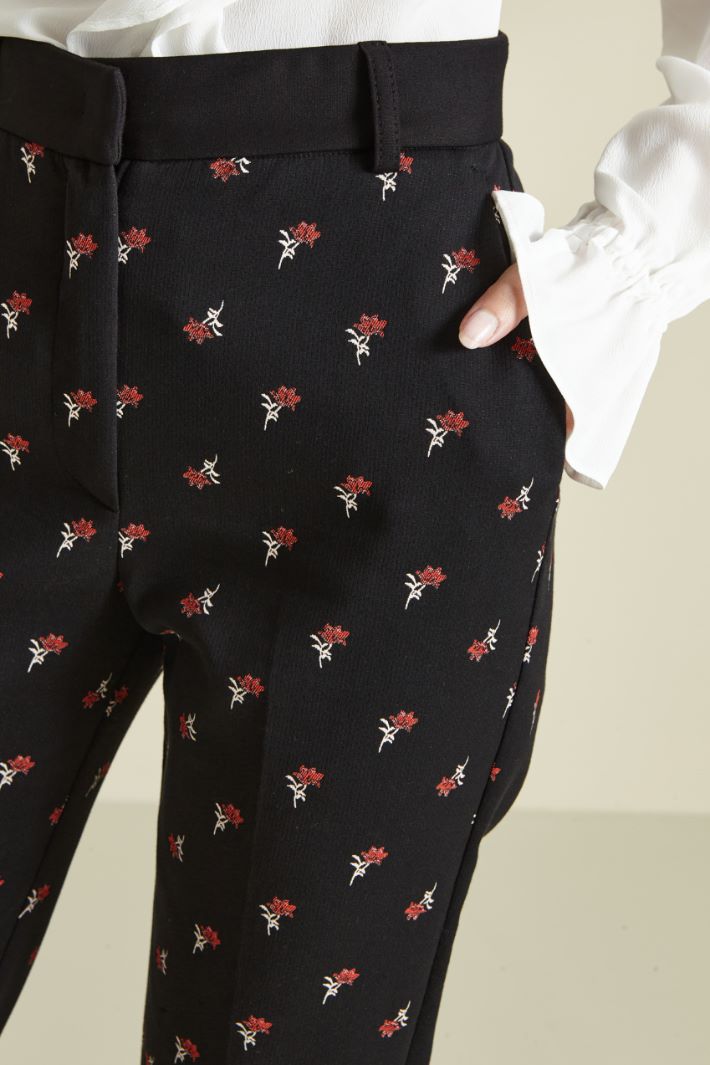 Pantaloni in jersey jacquard Fashion Market - 3