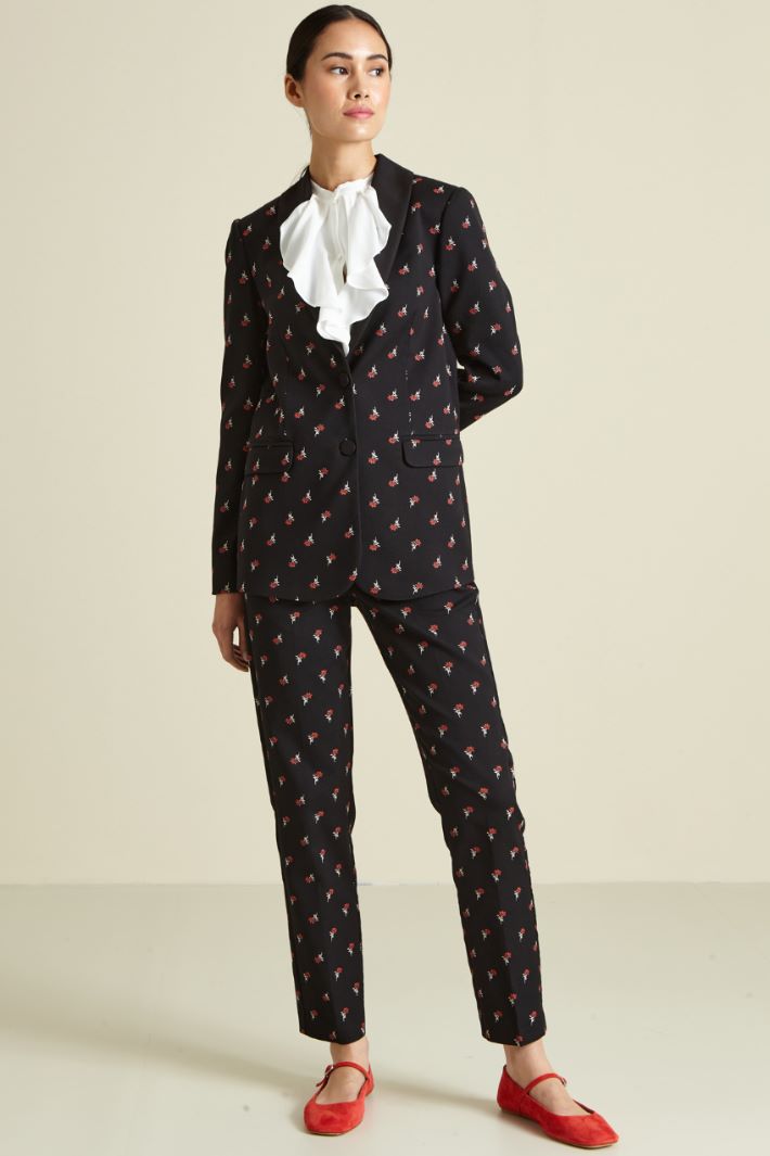 Pantaloni in jersey jacquard Fashion Market