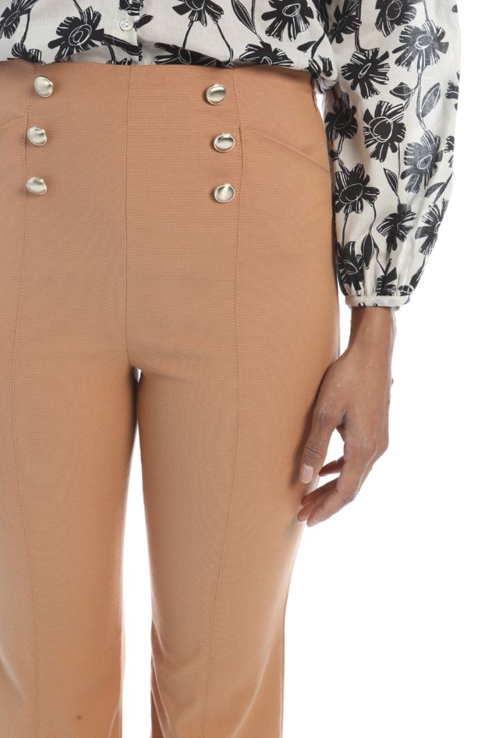 Pantaloni a trombetta - NOCCIOLA - Fashion Market - 3