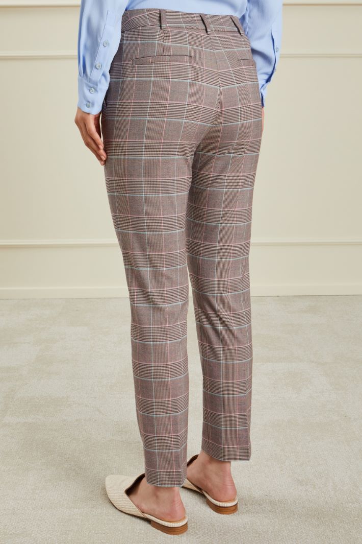 Pantaloni a sigaretta - NERO BEIGE ROSA - Fashion Market - 4