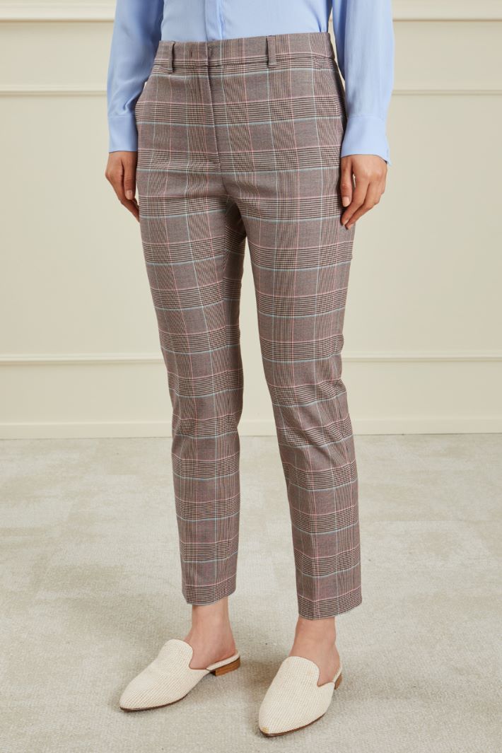Pantaloni a sigaretta - NERO BEIGE ROSA - Fashion Market - 2