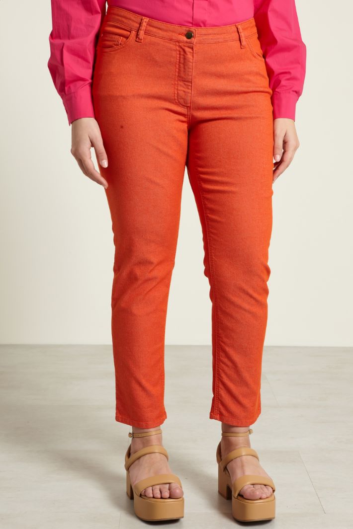 Pantaloni slim cinque tasche Fashion Market - 2