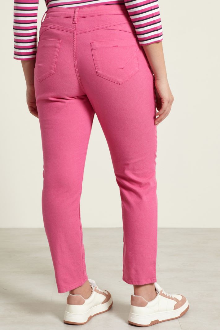 Pantaloni slim cinque tasche Fashion Market - 4