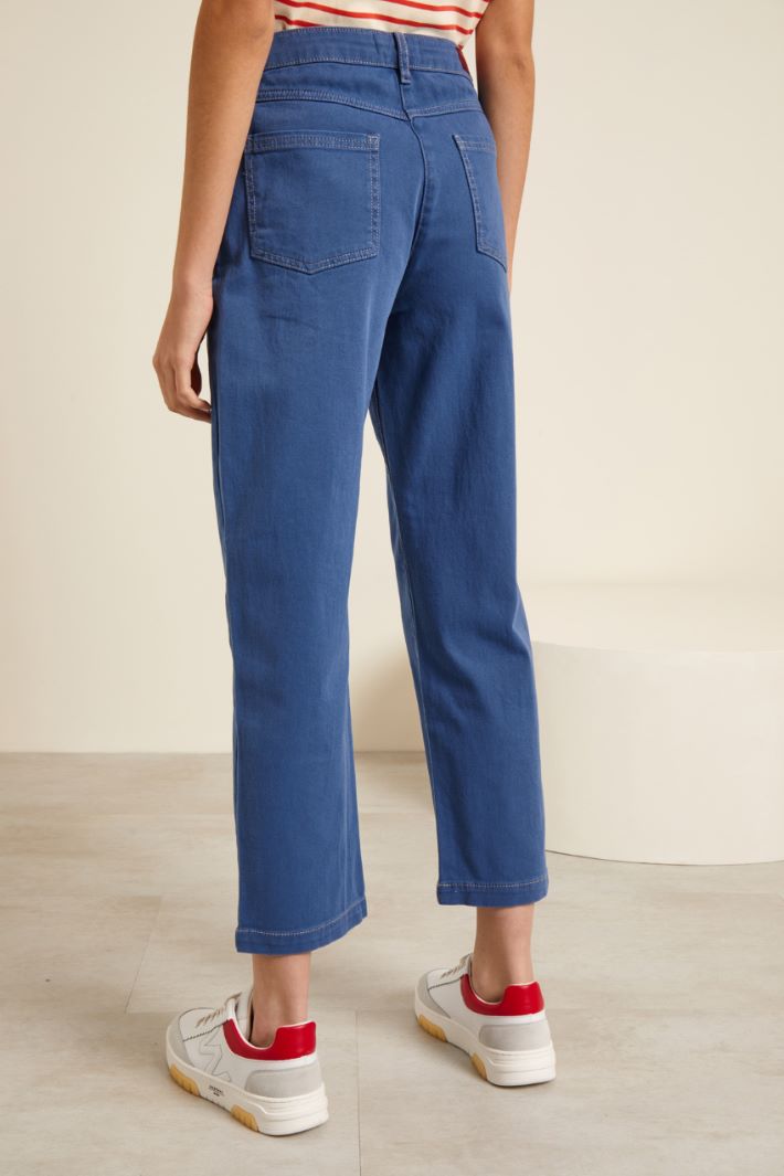 Pantaloni con tasche a filetto Fashion Market - 4