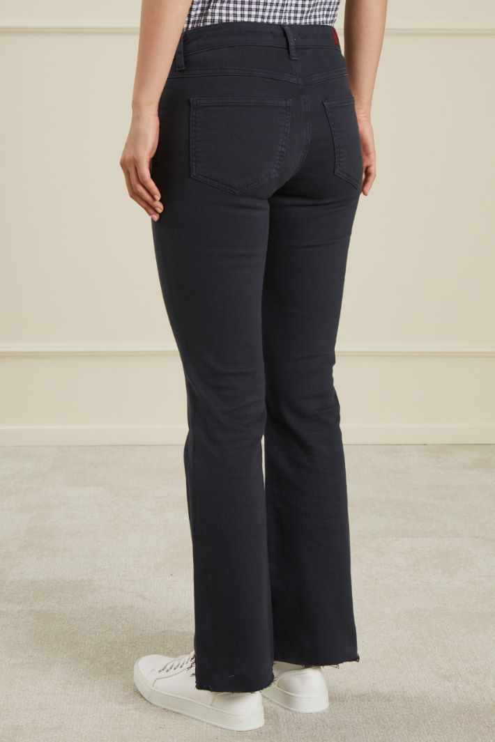 Pantaloni in drill - ANTRACITE - Fashion Market - 4
