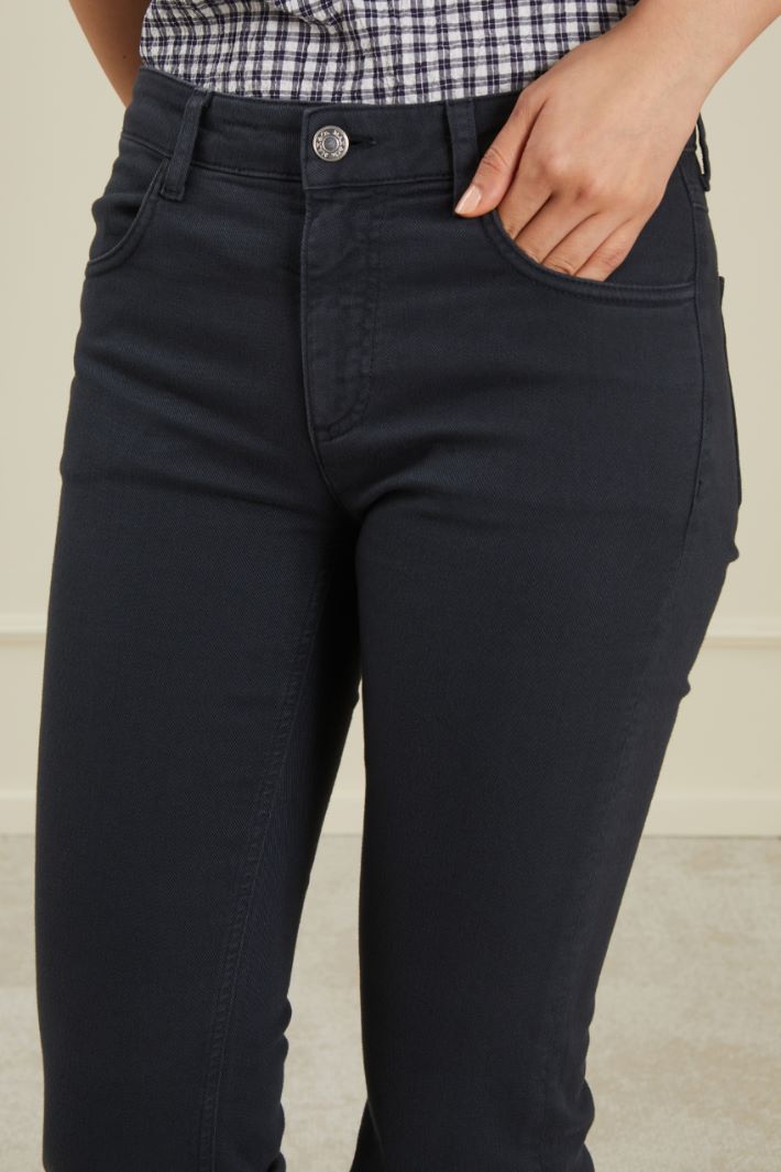 Pantaloni in drill - ANTRACITE - Fashion Market - 3