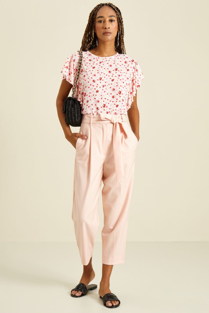 Pantaloni morbidi - ROSA PASTELLO - Fashion Market