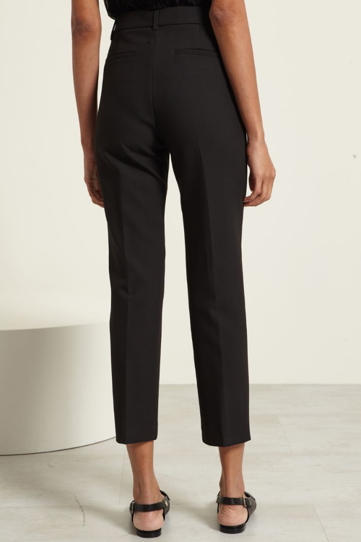 Pantaloni con bottoni - NERO - Fashion Market - 4