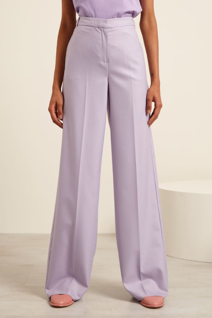 Pantaloni a palazzo - LILLA - Fashion Market - 2