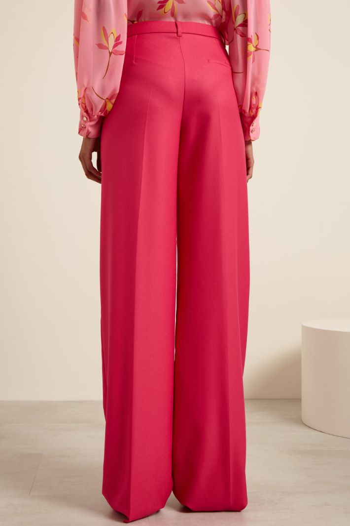 Pantaloni a palazzo - FUCSIA - Fashion Market - 4