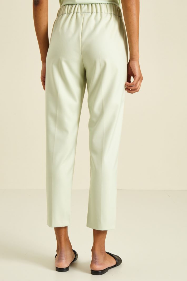 Pantaloni carrot - VERDE PASTELLO - Fashion Market - 4