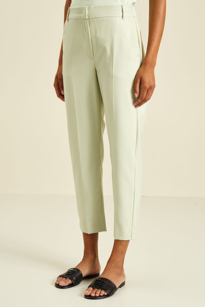 Pantaloni carrot - VERDE PASTELLO - Fashion Market - 2